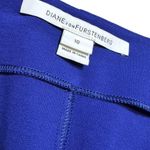 Diane Von Furstenberg  Aurora Mini Dress Size 10 Blue Designer Luxury Classic Photo 2
