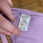 Shade & Shore  Lace-Up Halter Bikini Top Womens Size Small Purple Padded Swim Top Photo 2