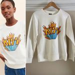 Free People  x Mkt Studio Kiss Graphic Sweatshirt | White | XS Photo 1