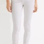 Madewell 10" high rise skinny crop button fly white jeans Size 26 Photo 1