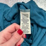 Free People Lana Tunic Ocean Blue Smocked Off The Shoulder Bell Sleeve Size M Photo 5