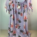 Rue 21  Orange and Purple Sleeveless Puff Sleeve Mini Dress Photo 4