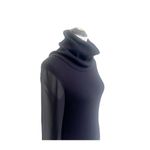 All Saints Milo Funnel Sweater Dress Black Size 6 Wool Cashmere Blend Minimalist Photo 4