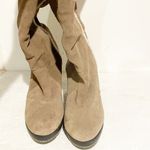 Kelsi Dagger  Size 9.5 Light Brown Suede Faux Shearling Lined Knee-High Heel Boot Photo 1