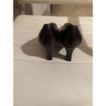 Parade Collection black Leather Square Toe Block Heel Classic Pumps Size 6 Photo 4