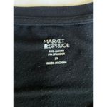 Market & Spruce Essential Pocket Tee Shirt Dress Black 2x Photo 5