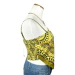 Rose + Olive  Bandana Crop Y2K Style Top‎ Medium NEW Photo 1