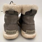 Sorel Explorer II Next Carnival Gray Suede Shearling Ankle Boots Size 10 Photo 5
