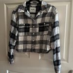 American Eagle plaid cropped flannel xs Photo 0
