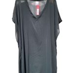 Merona Black Sheer V-Neck Top Photo 0