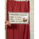 Adrianna Papell Vtg Lien Sz 14 Red Suit Blazer Vest And Floral Skirt Photo 5