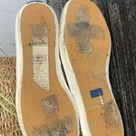 Kate Spade  X Keds Gold & White Glitter Lace Up Sneaker Shoes 7.5 Photo 3