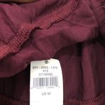 Aerie New Sweet N Silky Maroon Drawstring Mini Skirt Size Medium - Chic & Comfy Photo 6