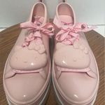 Sanrio Melissa X Hello Kitty Pink Rubber Platform Sneakers Sz 9 Photo 0