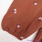 Madewell NEW Amie Floral Embroidered Lightspun Millbrook Peplum Top, 1X Photo 6