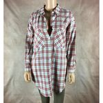 BB Dakota  Plaid Flannel Button-down Tunic Shirt XS Photo 5