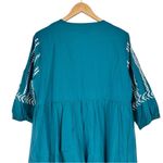 BloomChic Cotton Bandana Print Tassel Trim Midi Dress size 14 Photo 7