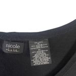 Nicole Miller  Women's Size XL Modal Soft Black Tank Top Photo 3