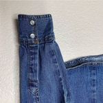 Andrew & Co Vintage Women’s Denim Button Down Shirt Blue Photo 5