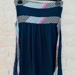 Ocean Drive Woman   Dress Top  Navy Size L Photo 6