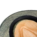 Wyeth Hayley Straw Hat in Indigo Natural Dip Dyed Wide Brim Straw Hat Tan Photo 7