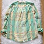 Holding Horses Anthropologie Tiby Pastel Plaid Button Down Popover Shirt Photo 8