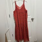 Joie  Orange and red Patterned Maxi Dress Photo 1