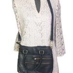 Great American Leatherworks Crossbody Blue Handbag Women Leather Shoulder Bag Photo 0