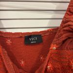 VICI  floral dress in rust Photo 2