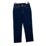 Lands' End  Womens Dark Wash Denim Size 4 Photo 5