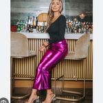 Buddy Love Metallic Electric Pink Pants Size 25 Photo 2