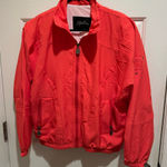 Vintage Kaelin Women’s Orange Coral Retro Jacket Windbreaker Medium Photo 0