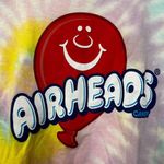 Airheads Smiley Red Balloon Logo Taffy Candy Promo Tie Dye L Photo 1
