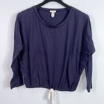 Eberjay  navy slouchy loungewear top size small Photo 1