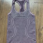 Lululemon Purple Striped  Tank Top Racerback Photo 0