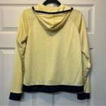 Nike  Mesh Jacket Basketball Full Zip Coat Dull Yellow Kangaroo Pockets Hooded Photo 2