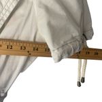 ETT TWA‎ Y2k Women's Size 6 Small White Cotton Cargo Tie Utility Jacket Top Photo 7
