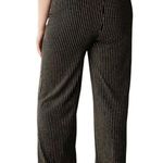 Forever 21 Glitter Metallic Striped Flared High Rise Pants Photo 2