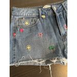 Forever 21 FOREVER 21 Blue Jean Shorts 28 Distressed Fruit Summer Vacation Fruitcore Photo 2