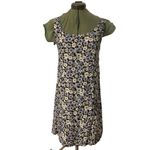 American Eagle  Sundress Daisy Floral Pattern Blue Medium NWT Photo 1