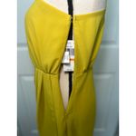 NWT GB Gianni Bini One Shoulder Dress Party Cocktail Embellished Yellow Size 7 Yellow Photo 5