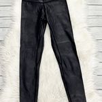 Black faux leather leggings Photo 0