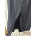 Evan Picone Y2k Black Wool Pencil Skirt SZ 10 Old Money Back Slit Lined Grunge Photo 3