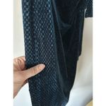 GPD Metallic Studded Velvet One Shoulder Midi Dress New Size L Party Cocktail Blue Size L Photo 2