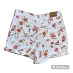 American Eagle Floral High Rise Cuffed Mom Shorts Photo 6