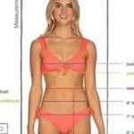 Seafolly Isabella Rose Blossoms Asymmetrical Ruffle One Shoulder Floral Bikini Top M Pink Photo 7