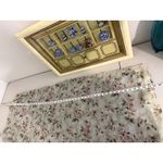 Vintage 90s Sage Green Crinkle Floral Fairycore Phoebe Buffay Long Maxi Dress 10 Photo 4