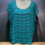 Torrid Plus Size Teal Turquoise open back top 00 ( 10 ) M/L Photo 3