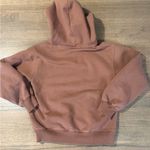 TNA Brown Cozy Fleece Perfect Fit Hoodie Photo 4