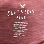 American Eagle  Outfitters Long Sleeve Top xl Soft & Sexy Slub pullover casual Photo 1